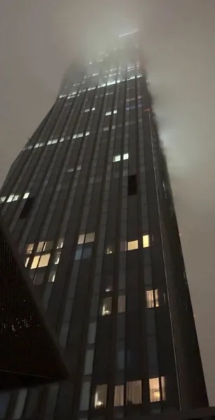 foggy tower